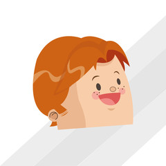 Icon of man cartoon design, vector illustration