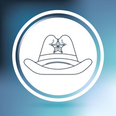 wild west icon  design 