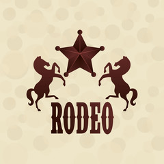 wild west icon  design 