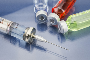 Diagnosis - Treatment and prevention. Medical Report with Compos