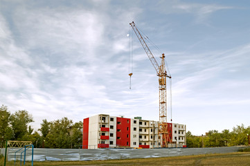 	Строительство многоэтажного дома