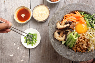 Bibimbap korean food