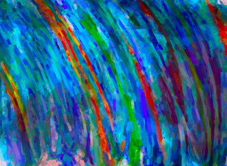 Abstract colorful background in oil paints. Digital painting