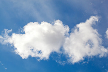 blue sky clouds nobody