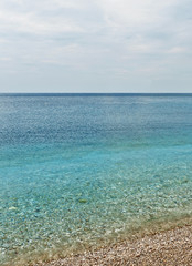 Fototapeta premium Velika Plaza near Ada Bojana, Montenegro coast, beach