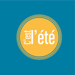 c'est l'été