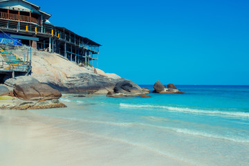 Haad Rin Nok beach at Koh Phangan Island, Thailand