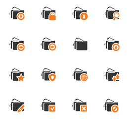 Folders icons set