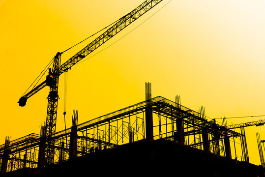 Construction Site silhouettes