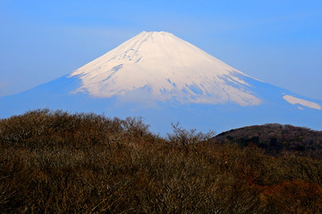 Mt.Fuji from Mt. Komagatake, Japan