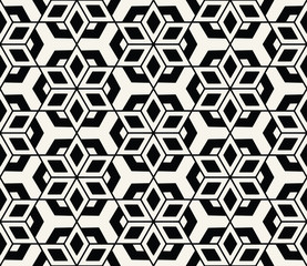 Star seamless geometric pattern background vector