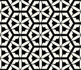 Star seamless geometric pattern background vector