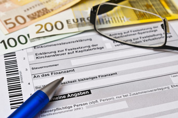 Finanzamt Steuererklärung ausfüllen