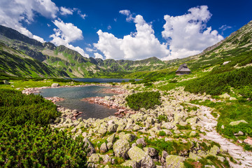Fototapeta na wymiar Small lake in the Tatra Mountains, Poland