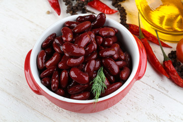 Canned kidney bean