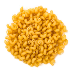 Pasta isolated on white background