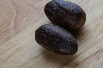 Fototapeta na wymiar Nutmeg