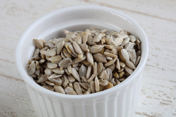 Peeled sunflower seeds