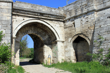 Fototapeta na wymiar The Fortress Entrance and Arc