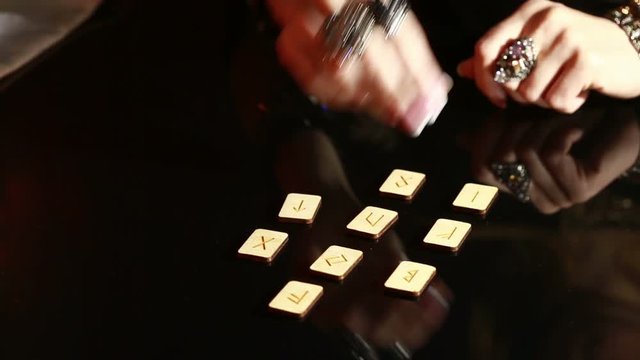 fortuneteller. divination by the runes.