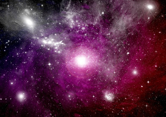 Fototapeta premium galaxy in a free space
