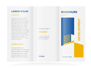 business brochure design template development