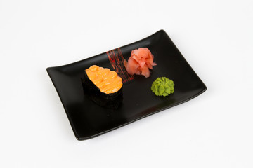 Image of tasty creamy nigiri