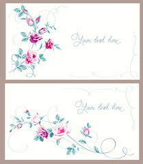 Decorative floral backgrounds