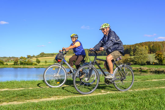 Senioren-Radtour im Herbst