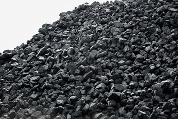 Heap of coal. A place, where coal is stored for selling.
