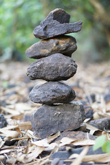 Fototapeta na wymiar Sort stones