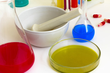 items on a table in a laboratory 5