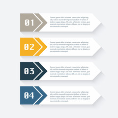 Vector colorful info graphics for your business presentations.