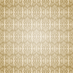 Fototapeta premium Seamless wallpaper retro pattern
