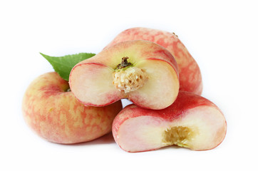 Fig peach isolated