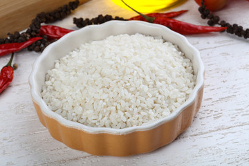 Raw rice