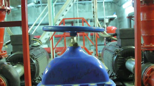 powerful engines fire pump station