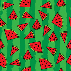 Watermelon seamless pattern
