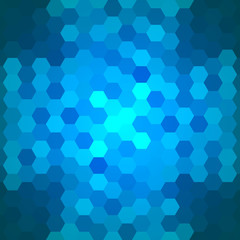 Abstract colorful hexagons background