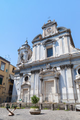 Fototapeta na wymiar Church and Convent of the Girolamini, Naples
