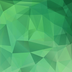 Abstract green triangles background