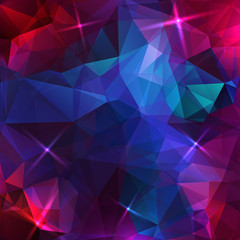 Obraz premium Abstract colorful triangles background