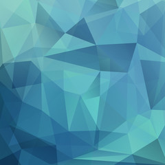 Fototapeta na wymiar Abstract turquoise triangles background