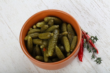 Pickled cucumbers