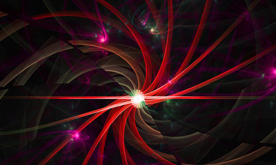 Abstract wallpaper. Abstract fractal. Fractal art background for creative design. Decoration for wallpaper desktop, poster, cover booklet, card. Psychedelic. Print for clothes, t-shirt.