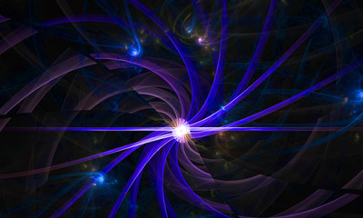 Abstract wallpaper. Abstract fractal. Fractal art background for creative design. Decoration for wallpaper desktop, poster, cover booklet, card. Psychedelic. Print for clothes, t-shirt.