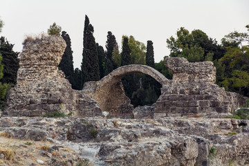 Kos town archaeological site, Greece