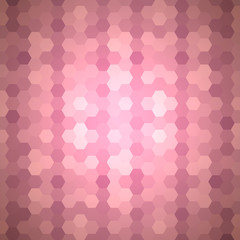 Abstract colorful background of hexagons