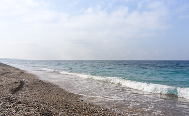 coast of Mediterranean sea