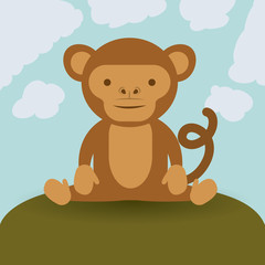 cute monkey  design